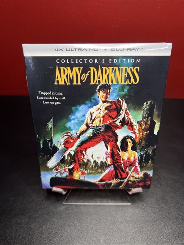 Army of Darkness LE - CE (4K+Blu-ray+Near Mint Slipcover+Poster+Pins) Sealed - Picture 7 of 14