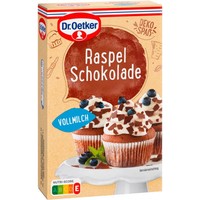 Dr. Oetker Raspelschokolade Vollmilch 100,0 G, 1 St.