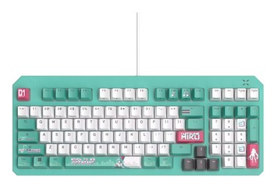 ASUS TUF Gaming K3 Gen II Hatsune Miku Edition Tastatur USB Mehrfarbig