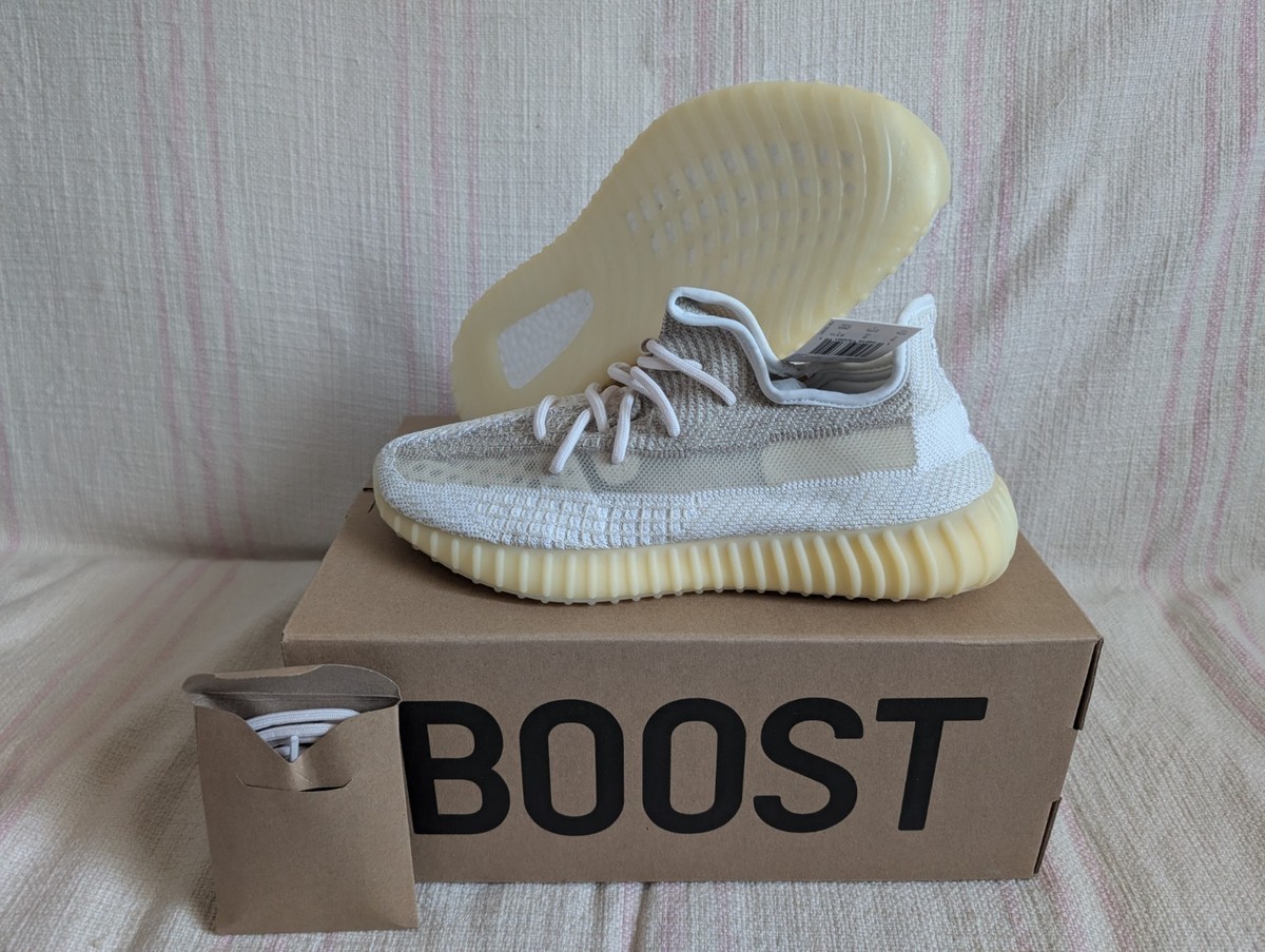 Adidas Yeezy Boost 350 V2 Natural Shoes Cream Sneakers FZ5246 Men's Size  9.5 | eBay