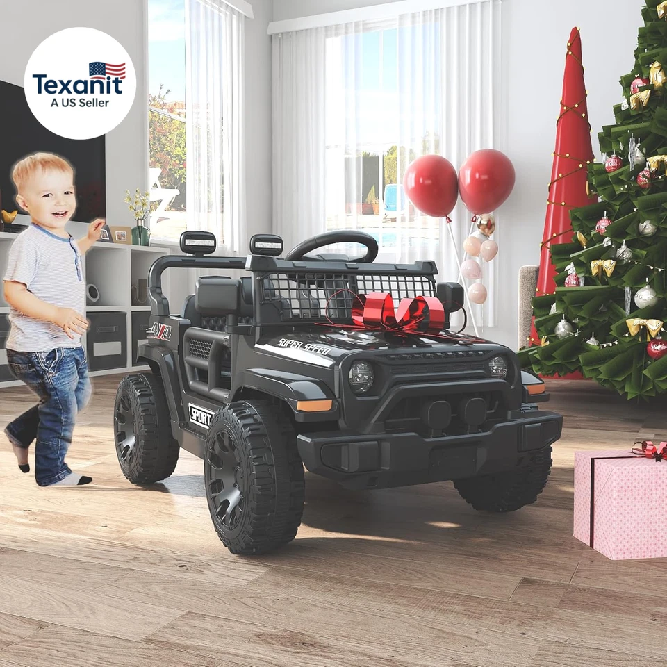 12V Ride on Car with Parent Remote Control, Toddler Electric Car with Spring Sus - Image 2 of 4