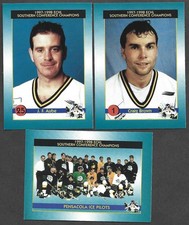 Juego de 25 cartas del equipo ECHL PENSACOLA ICE PILOTS 1997-98