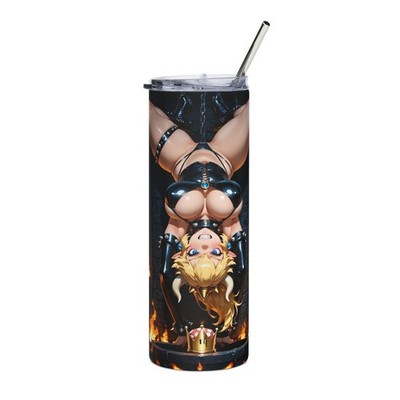 Bowsette Anime Waifu Tumbler cup stainless steel 20 oz 