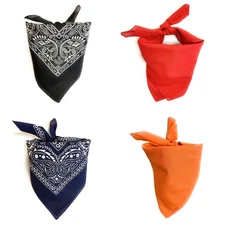 Pack of 8 Balec Lightweight Soft Polyester Scarf Wrap Shawl Neckerchief