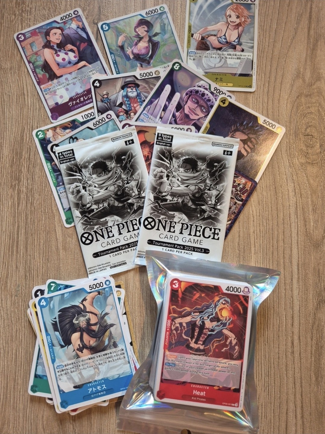 Bandai One Piece Card Game lotto Tournament Pack 2025 Vol.2/3/4 + bulk