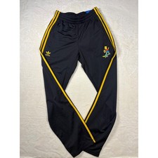 NWT Adidas The Simpsons Bart Simpson Track Pants Black Yellow Men/Women Small