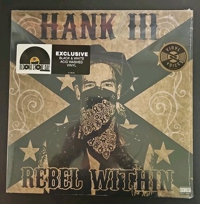 Hank Williams III - Rebel Within Color Vinyl LP SEALED Sidewalk Records RSD Hype