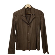 PLEATS PLEASE - Dark Brown Women's Jacket