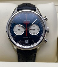 *Limited Edition* Tag Heuer Carrera Calibre 17 Chronograph Blue 41mm CV211A