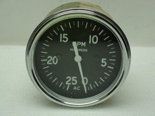 Vintage Ac Reverse Rotation Marine Aviation Tach Tachometer 0-2500 Rpm.