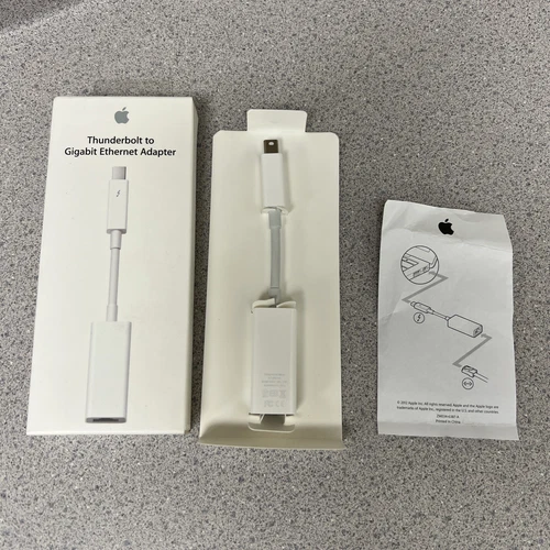 MD463ZMA Official Apple Adapter  Thunderbolt  To Gigabit Ethernet - Free Ship