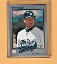 2002 Donruss Diamond Kings Derek Jeter #DK-4 #'rd 0611/2500 - NY Yankees