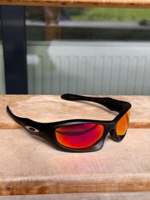 Vintage Oakley Monster Dog Sunglasses 00s Matte Black Frame Black Lenses