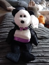 Ty Beanie Babies Count The Bear, Small Plush Soft Toy, BNWT