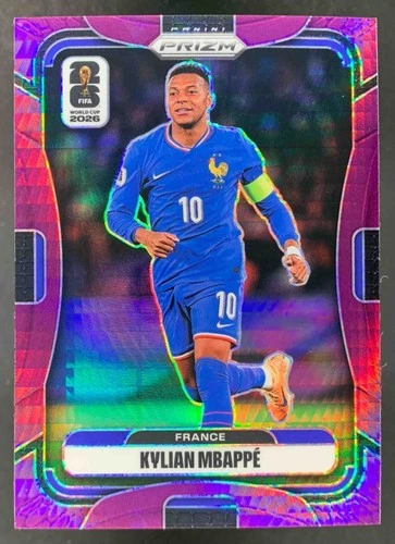 Kylian Mbappe 2026 Panini Prizm World Cup Purple Hyper Prizm France /299