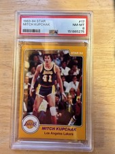 1983-84 STAR #17 MITCH KUPCHAK PSA 8