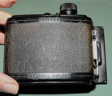 GRAFLEX ROLL FILM HOLDER -8 EXPOSURE-FOR 2 1/4" X 3 1/4" CAMERAS