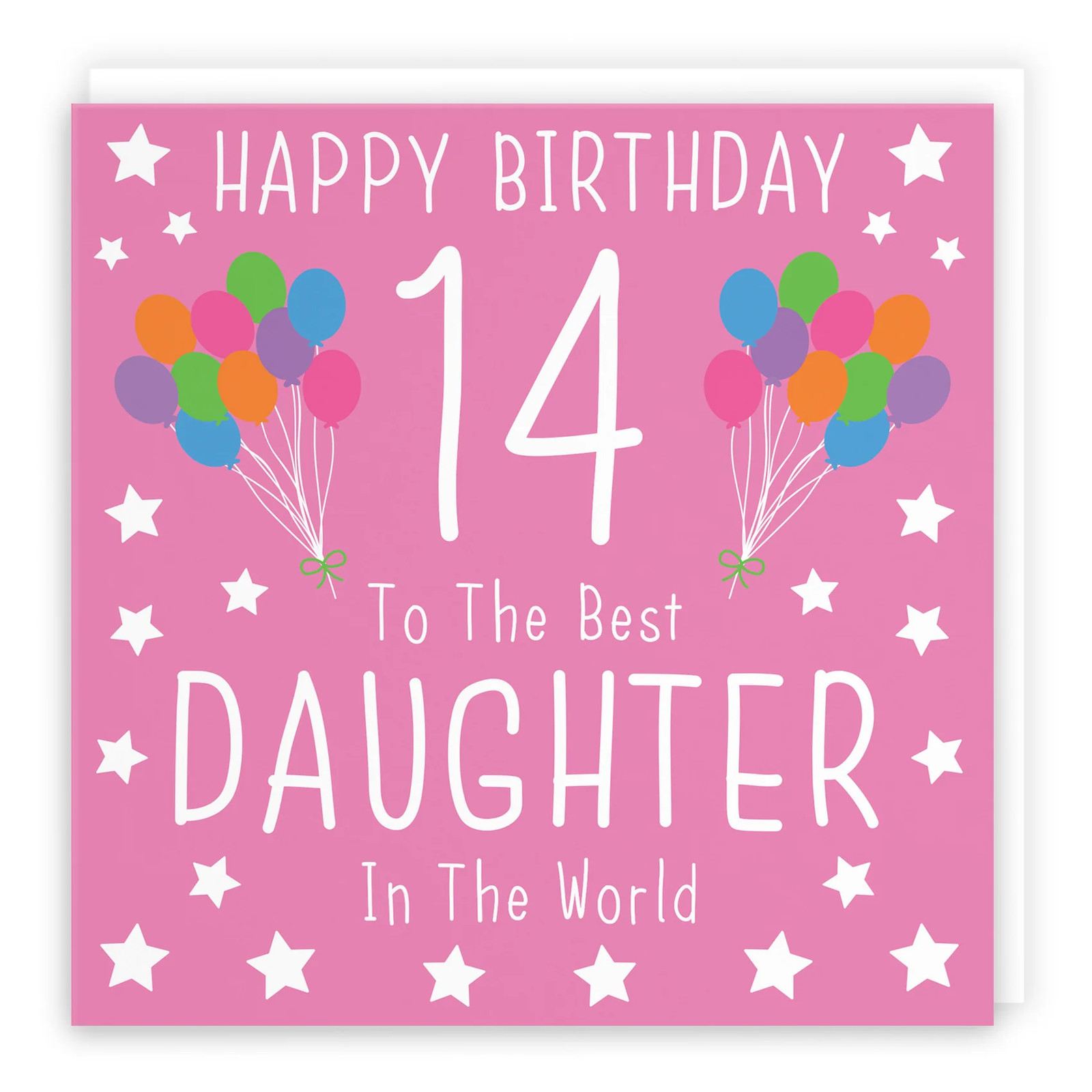 14th Daughter Birthday Card Iconic
