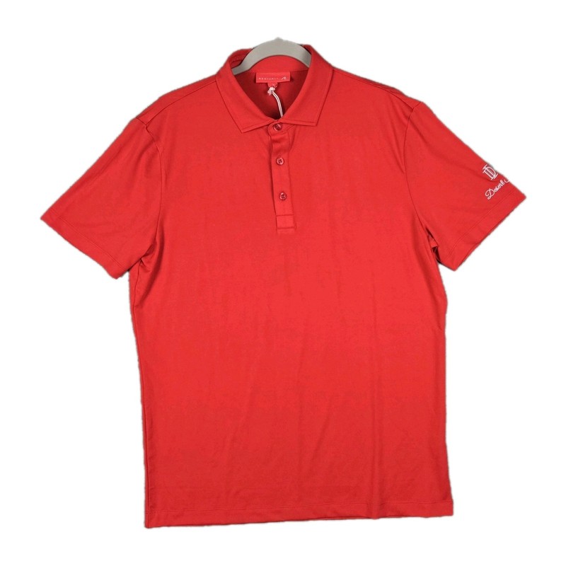 Redvanly *NWOT* Performance Golf Polo Shirt Men's Size Medium Athletic Fit Red