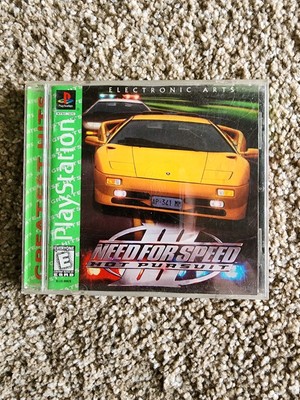 Need For Speed 3 Hot Pursuit Sony Playstation 1 PS1 Greatest Hits  1998 Tested