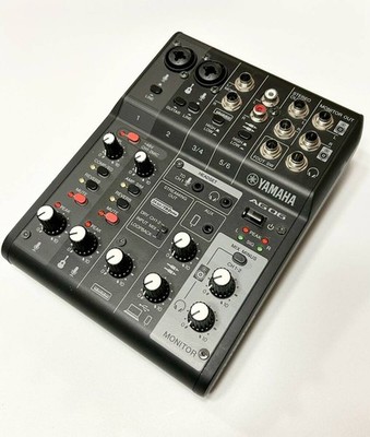 YAMAHA AG06MK2 B Black 6ch Live Streaming Mixer USB Used | eBay
