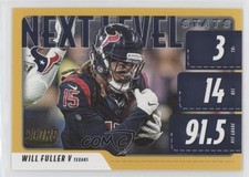 2020 Score Next Level Stats Gold Will Fuller V #NLS-WF 06tx