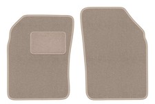 Fußmatten Automatten Vorne Velours Beige für Nissan Micra K11 1992-2003