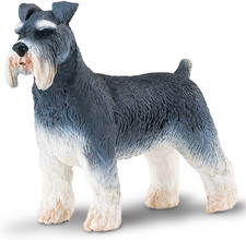 Safari Ltd Schnauzer Dog Figurine Collectible Animal Toy Figure Model 254329 NEW