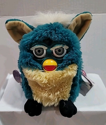#ad Vintage Gen 4 quot;Dragonquot; Tiger Electronics Furby Teal Blue Parts Only RARE 1999 $35.00