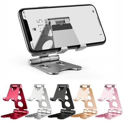 Adjustable Aluminum Cell Phone Stand Foldable Desktop Tablet Holder