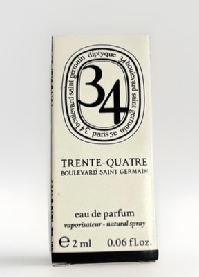 Diptyque Trente-Quatre Boulevard Saint Germain EDP Spray Sample 2 ML/ 0.06oz NIB