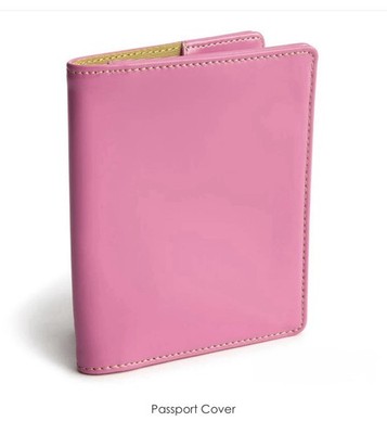 Vera Bradley Passport Cover 	Ibis Rose  Patent Faux Leather MSRP:$50