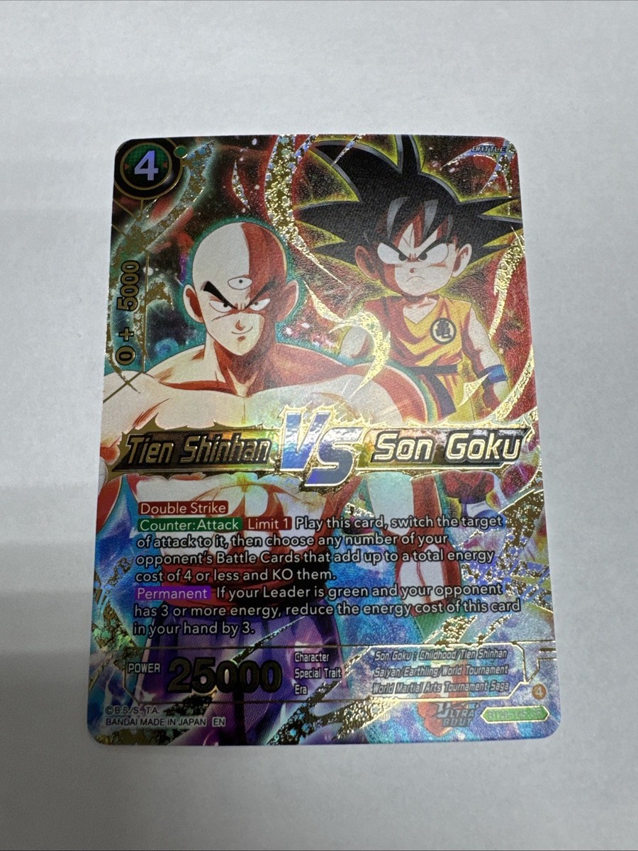 Dragon Ball Super - Tien Shinhan VS Son Goku - Prismatic Clash -BT28-145 CR  | eBay