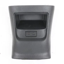 2017-2023 Alfa Romeo Stelvio OEM Center Console Rear Trim Panel USB Charging