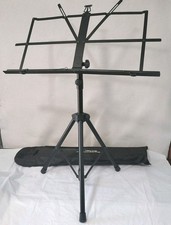 Vekkia Professional Sheet Music Stand with Black Durable Nylon Carrying Case 4'