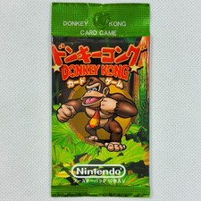 Donkey Kong Card Game Booster Pack 10 Cards Included Nintendo 1999 Japan