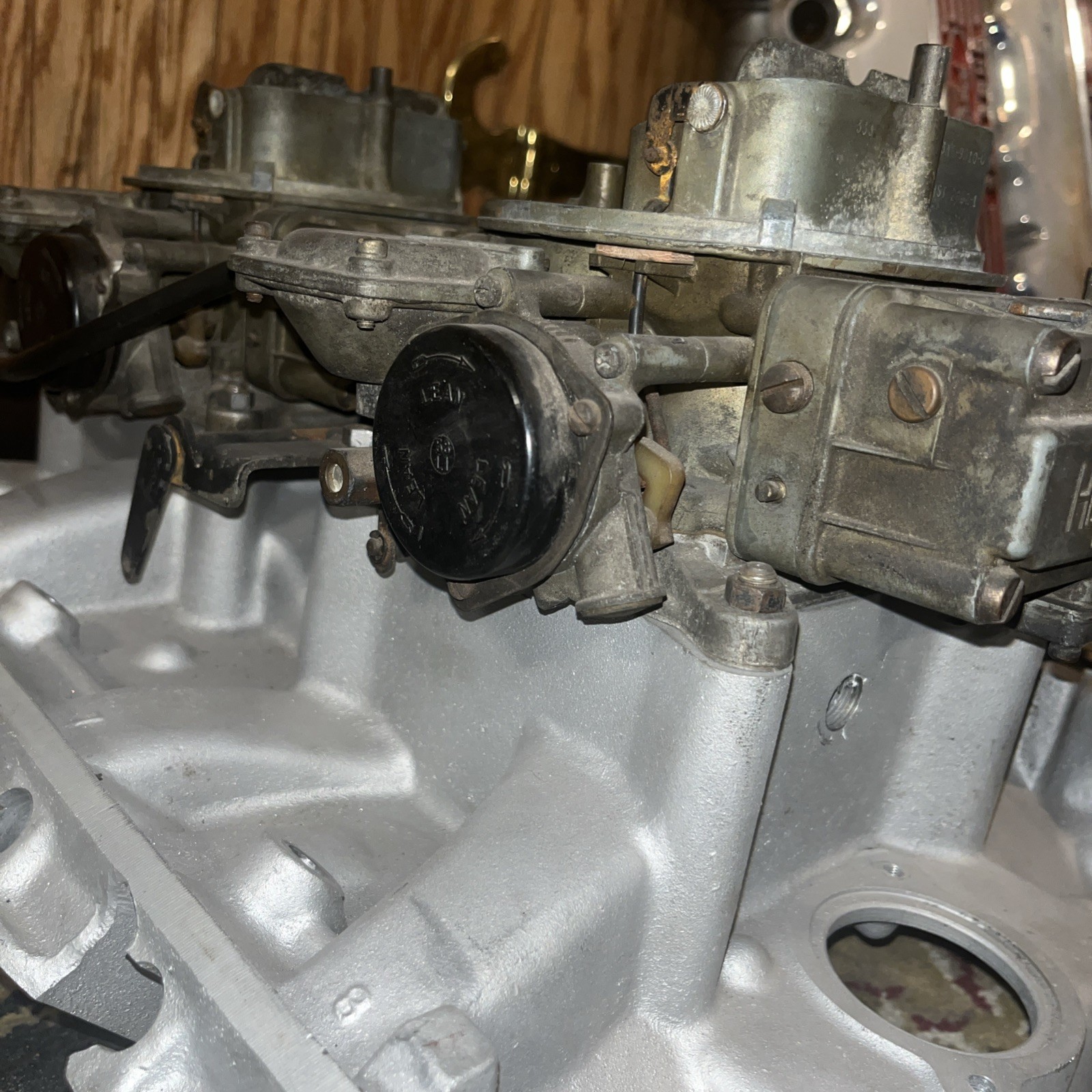 Ford FE 427 Low Riser Dual Quad C3AE-9425-J With C3AE-C Carburetors OEM ...