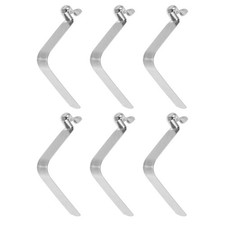 6 Pcs Tent Pole Push Button Spring Clips Kayak Heavy Duty Carabiner