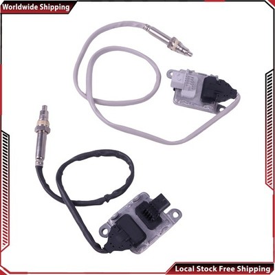 2Pcs Inlet + Outlet Nox Sensor For Detroit DD13 DD15 Freightliner Cascadia New