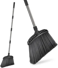 Outdoor Broom,Masthome Heavy Duty Broom,56" Brooms for Sweeping Black 