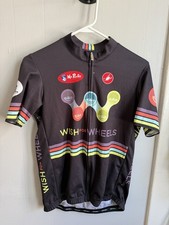 Castelli Made in the USA Cycling Full Zip Jersey Shirt Womens Size Large Bicycle