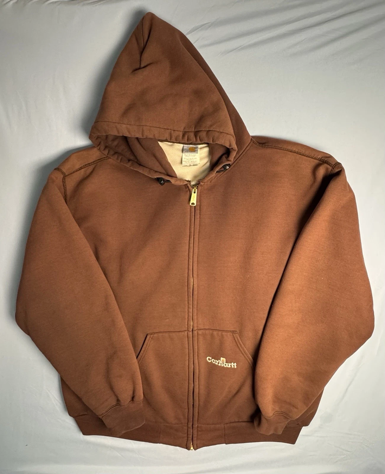 Vintage 2001 Carhartt K129 BRN 2XL Thermal Lined Full Zip Hoodie/ Jacket USA
Opens in a new window o