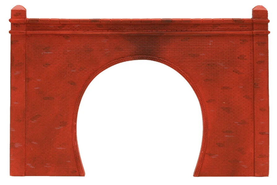 Hornby R8510 Skaledale Single Brick Tunnel Portal x2