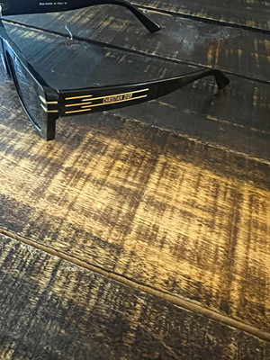 Dior Men s Rectangle Sunglasses Black Frame/Lens Plastic Tinted Made Italy