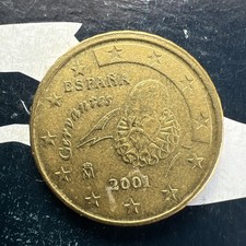 10 Eurocent-Münze Spanien Vor Euro Einführung 2001‼️Umlaufmünze  Kursmünze