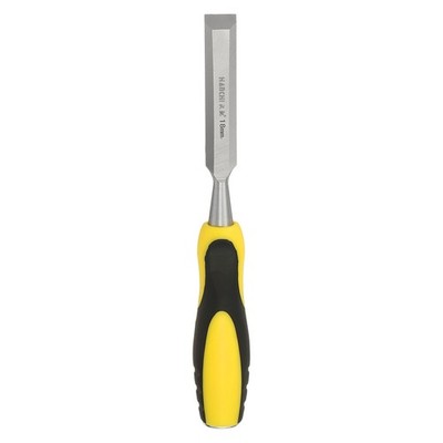 11/16'' Steel Wood Chisel Blade Wood Working Flat Chisel with Handle Yellow