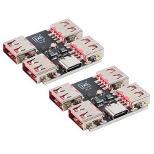 2Pcs XL334P4 -Extender 4-Port USB Hub USB2.0 Splitter Multi-Port Expansion Do...
