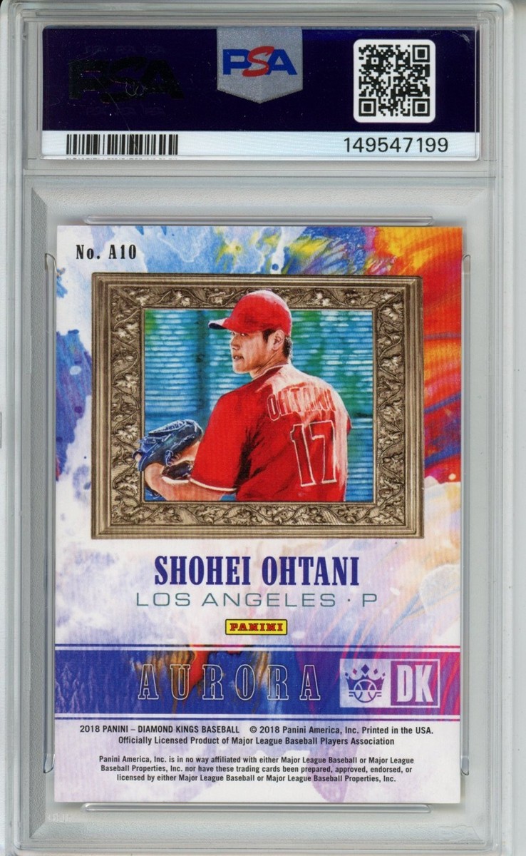 2018 Panini Diamond Kings Aurora #A10 Shohei Ohtani Rookie (RC 