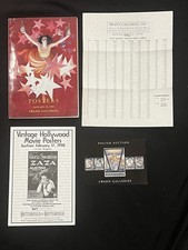 Swann Galleries Poster Auction Catalog 1998 Prices Realized Postcard Lot