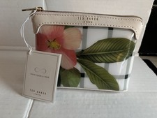 Ted Baker Secret Trellis Checked Make Up Bag New with Tags